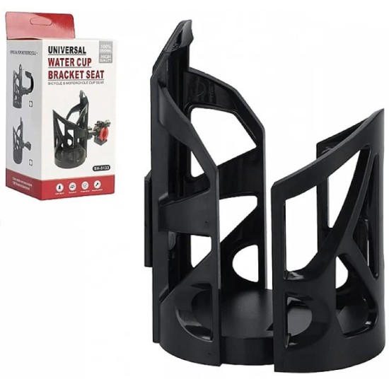 Universal Water Cup Bracket Seat Special for Motorcycle Black