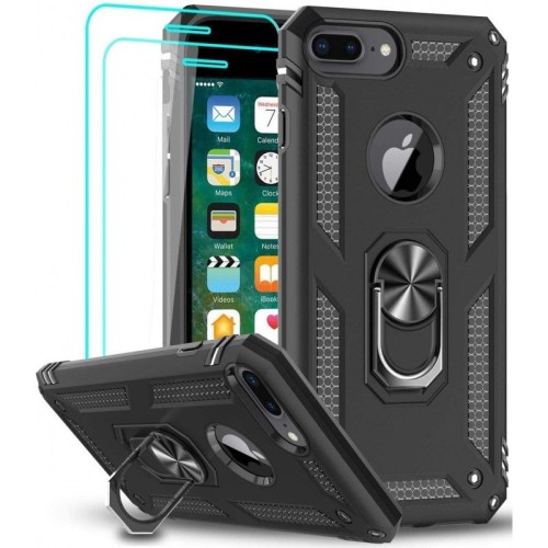 Θήκη Κινητού Back Case l Armor  Ring  Case iPhone 7 / 8 Black