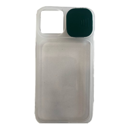 Sliding Camera Cover Σιλικόνης Διάφανη (Apple iPhone 13)