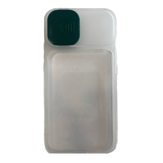 Sliding Camera Cover Σιλικόνης Διάφανη (Apple iPhone 13)