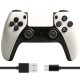 Double Motor Vibration 4 Wireless Controller Gamepad for PS4, PSTV, PS Now - Άσπρο Double Motor Vibration 4 Wireless Controller Gamepad for PS4, PSTV, PS Now - Άσπρο