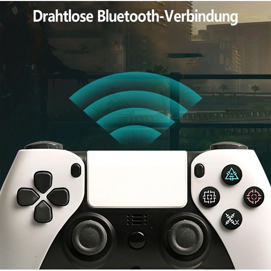 Double Motor Vibration 4 Wireless Controller Gamepad for PS4, PSTV, PS Now - Άσπρο Double Motor Vibration 4 Wireless Controller Gamepad for PS4, PSTV, PS Now - Άσπρο