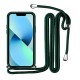  Back Case TPU με Κορδόνι για Samsung Galaxy A52 Dark Green