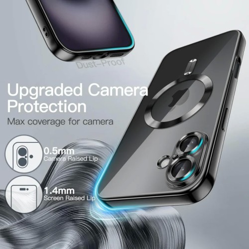 Oem Θήκη Back Cover Electro Magsafe Για iPhone 16 Pro Max Μπλε