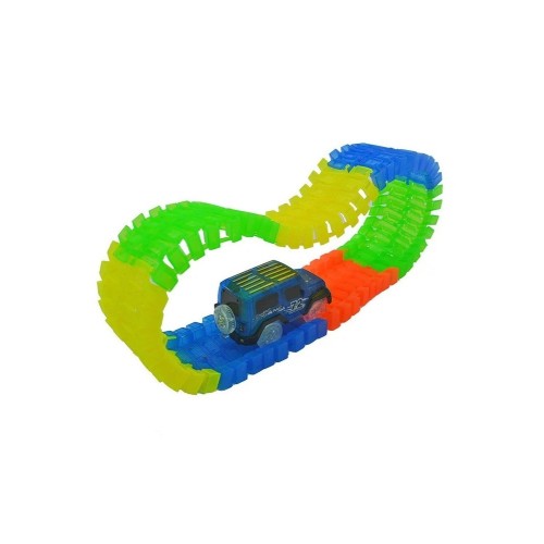 ΜΙΝΙ ΑΥΤΟΚΙΝΗΤΟΔΡΟΜΟΣ 70CM ΜΕ LED ΤΖΙΠΑΚΙ -STUNT TRACK CAR