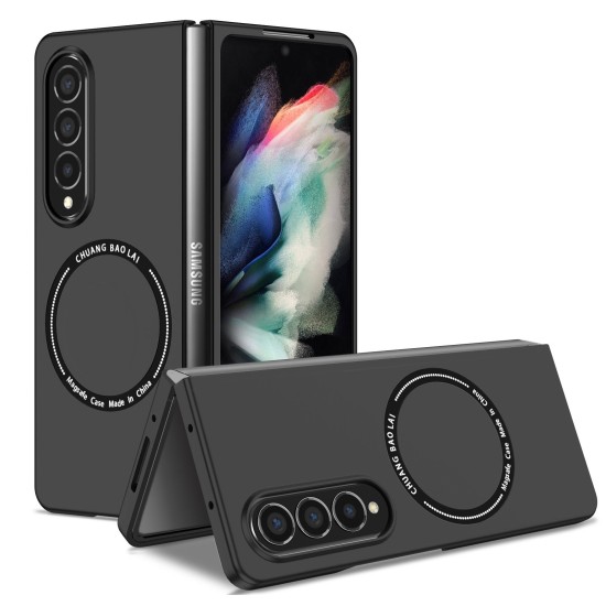 Case Shockproof Protective Cover With MagSafe for Samsung Galaxy Z Fold 4 - Μαύρο