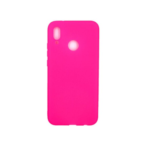 BACK COVER ΣΙΛΙΚΟΝΗΣ SOFT 2.0MM TOUCH MATTE ΦΟΥΞΙΑ ΓΙΑ P20 LITE