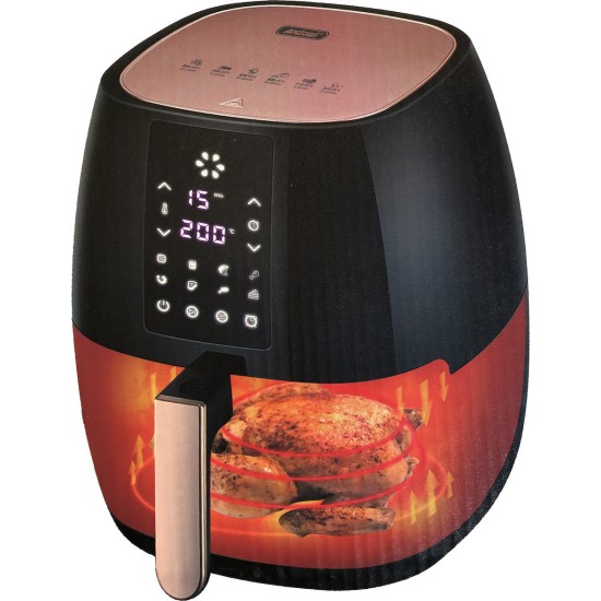 Φριτέζα Αέρος με Αποσπώμενο Κάδο 5lt 1400W Andowl Q-Z8 Χρυσή