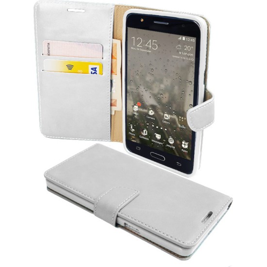 Book Case Άσπρο (Galaxy A7 2017)