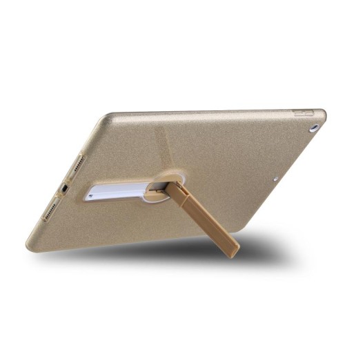 (IPAD 9.7") PU / TPU Back Cover Stand Case Glitter Gold with Strass (oem) (IPAD 9.7") PU / TPU Back Cover Stand Case Glitter Gold with Strass (oem)