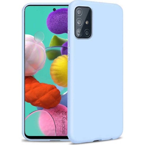 Back Cover Σιλικόνης Γαλάζιο (Galaxy A71) Back Cover Σιλικόνης Γαλάζιο (Galaxy A71)