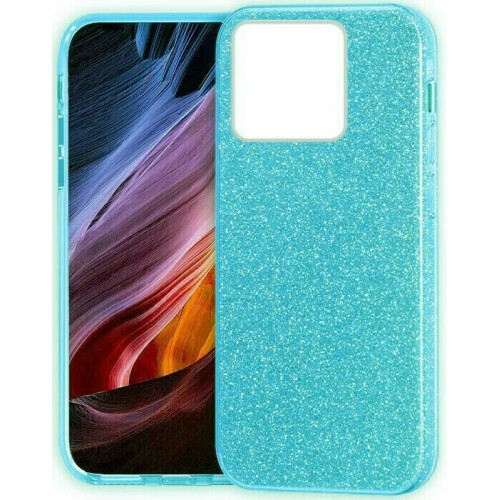 Xiaomi Redmi 12C TPU Silicone Back Cover Case Glitter Blue with Strass (oem) Xiaomi Redmi 12C TPU Silicone Back Cover Case Glitter Blue with Strass (oem)
