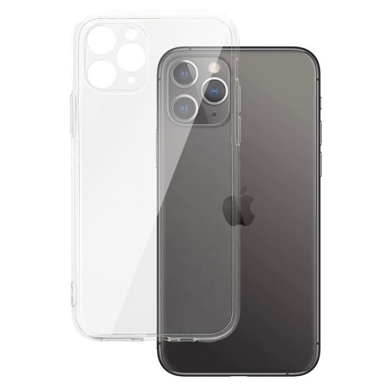 Back Cover Σιλικόνης Διάφανο (iPhone 11 Pro)