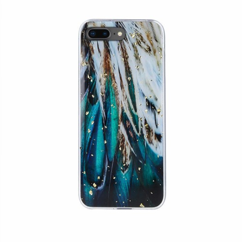 Glam Back Cover Σιλικόνης Πολύχρωμο ( iPhone 8/7 Plus )