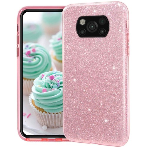 Glitter Back Cover Πλαστικό Ανθεκτικό Ροζ (Poco X3 / X3 Pro) Glitter Back Cover Πλαστικό Ανθεκτικό Ροζ (Poco X3 / X3 Pro)