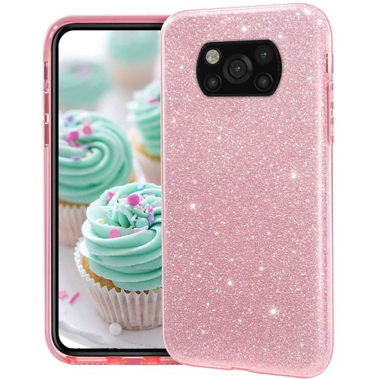 Glitter Back Cover Πλαστικό Ανθεκτικό Ροζ (Poco X3 / X3 Pro) Glitter Back Cover Πλαστικό Ανθεκτικό Ροζ (Poco X3 / X3 Pro)