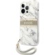 Guess GUHCP13XKMABGR iPhone 13 Pro Max 6,7" γκρί σκληρή θήκη Marble Strap Collection