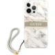 Guess GUHCP13XKMABGR iPhone 13 Pro Max 6,7" γκρί σκληρή θήκη Marble Strap Collection