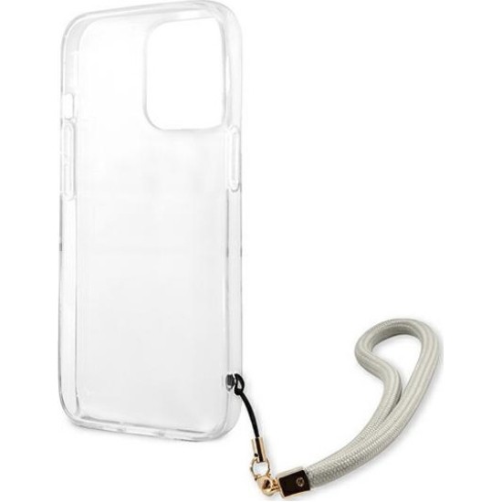 Guess GUHCP13XKMABGR iPhone 13 Pro Max 6,7" γκρί σκληρή θήκη Marble Strap Collection