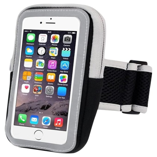 Waterproof Mobile Holder Arm Band for Fitness Gym Outdoor Sports 5.5" Waterproof Mobile Holder Arm Band for Fitness Gym Outdoor Sports 5.5"