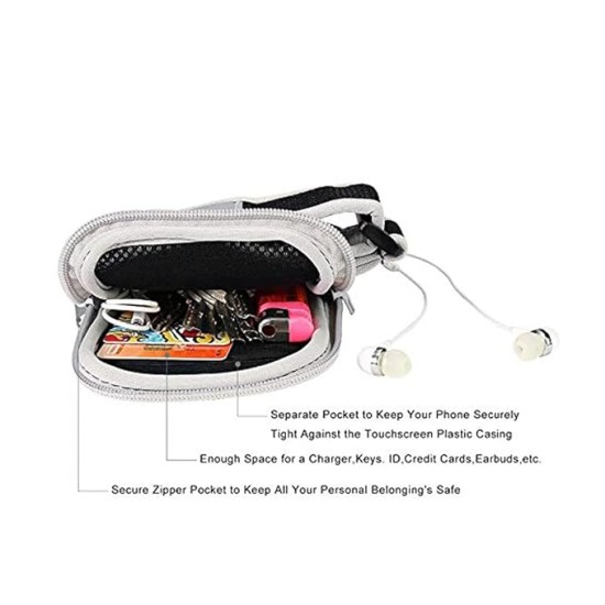 Waterproof Mobile Holder Arm Band for Fitness Gym Outdoor Sports 5.5" Waterproof Mobile Holder Arm Band for Fitness Gym Outdoor Sports 5.5"