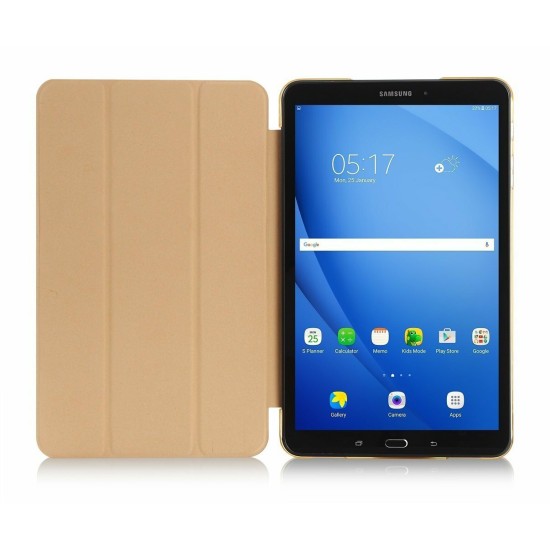 OEM 10.1 inch Flip Book Leather Stand Case for Samsung Galaxy Tab A 2016 T580 / T585 Gold OEM 10.1 inch Flip Book Leather Stand Case for Samsung Galaxy Tab A 2016 T580 / T585 Gold