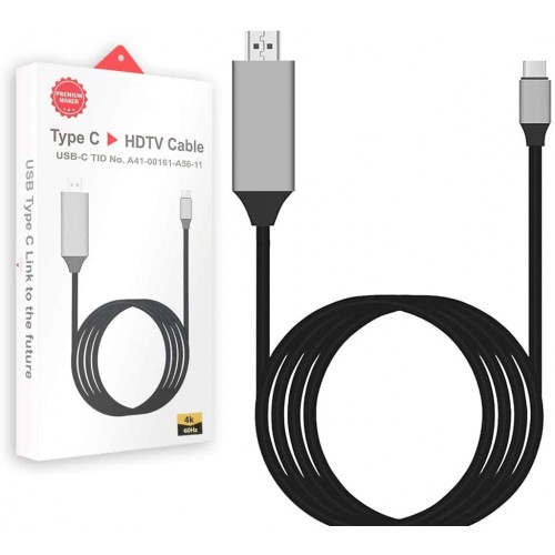 Καλώδιο Type-C Adapter Cable HDTV Adapter Cable 4K – Μαύρο