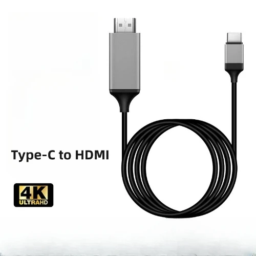Καλώδιο Type-C Adapter Cable HDTV Adapter Cable 4K – Μαύρο Καλώδιο Type-C Adapter Cable HDTV Adapter Cable 4K – Μαύρο