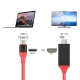 Καλώδιο Type-C Adapter Cable HDTV Adapter Cable 4K – Μαύρο