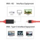 Καλώδιο Type-C Adapter Cable HDTV Adapter Cable 4K – Μαύρο