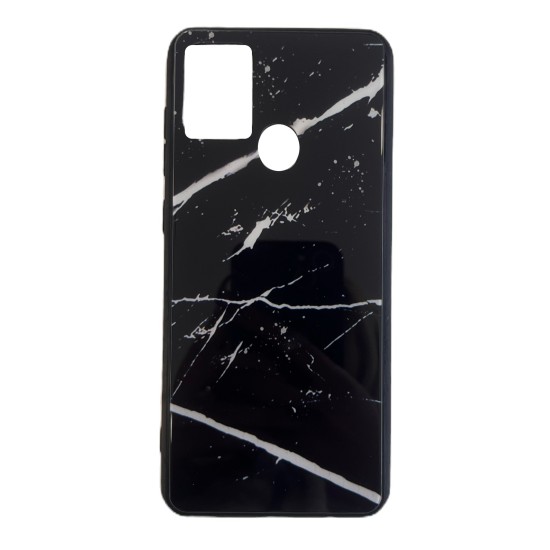 Marble Back Cover Μαύρο (Galaxy A21s)