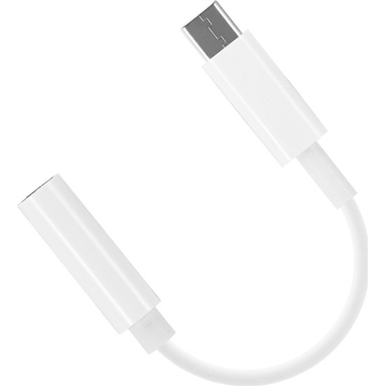 QIHANG M30 Μετατροπέας USB-C male σε 3.5mm female Λευκό QIHANG M30 Μετατροπέας USB-C male σε 3.5mm female Λευκό