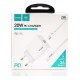QIHANG USB-C to USB-C Cable 20W Λευκό 1.2m 