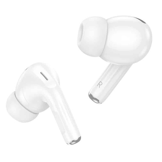 Hoco EW56 In-ear Bluetooth Handsfree Ακουστικά με Θήκη Φόρτισης Λευκά