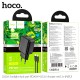 Charger kit Hoco CS23A 1USB/1USB-C PD/QC 30W Type-C to Lighting Black
