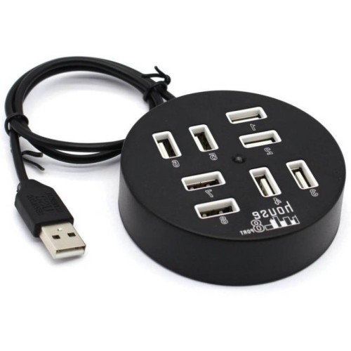 USB 2.0 HI-SPEED Hub 8 Θυρών Με Καλώδιο 60cm
