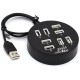 USB 2.0 HI-SPEED Hub 8 Θυρών Με Καλώδιο 60cm