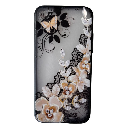 Back Cover με Σχέδια Flowers (Galaxy A41)