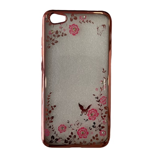  Diamond Garden Back Cover Σιλικόνης Ροζ Χρυσό (Redmi Note 5A)
