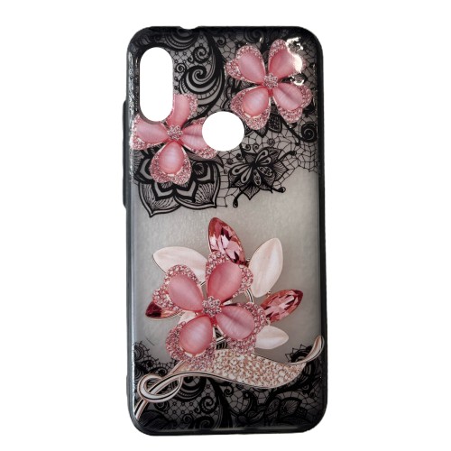 Flowers Back Cover Σιλικόνης Διάφανο με Σχέδια (Redmi 6Pro/A2 Lite)