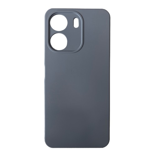 Back Cover  Soft Touch Σιλικόνης Γκρι (Redmi 13C)