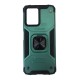 Redmi Note 12 Pro 5G Hybrid Shockproof Armor Case Metal Rotating Ring Car Mount Holder Green (oem)