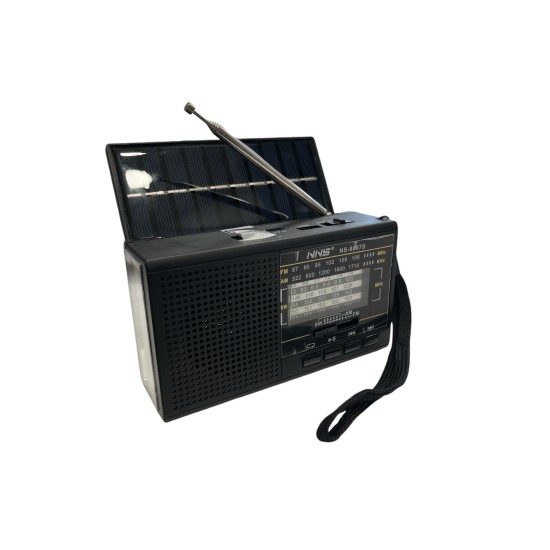 NNS NS-8087S Solar Charge Επιτραπέζιο Ραδιόφωνο Ηλιακό με USB Γκρι