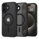 Θήκη iPhone 17 Matte Magnetic Series συμβατό με MagSafe φορτιστή, Πλάτη αντικραδασμική από Premium TPU μαύρο + ΔΩΡΟ ΤΖΑΜΑΚΙ ΚΑΜΕΡΑΣ