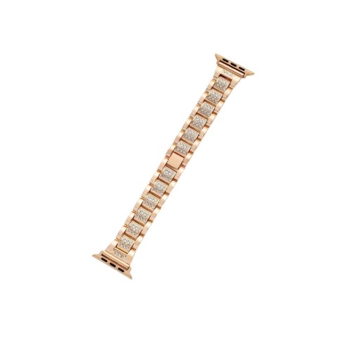 Λουράκι Μπρασελές με Strass Watchband for 42/44/45mm Gold