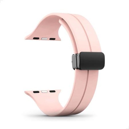 WatchBand Silicone Ροζ Λουράκι Apple Watch 42/44/45/49mm WatchBand Silicone Ροζ Λουράκι Apple Watch 42/44/45/49mm