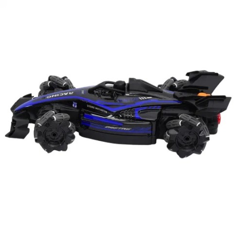 Stunt Toy Car Remote Control Stunt Cars Spray Racing Car With Light - Μπλε
