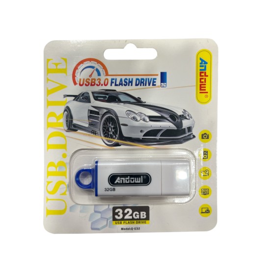 Andowl Flash Drive USB 3.0 32GB Άσπρο