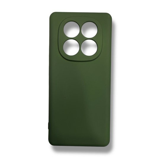  Back Cover Σιλικόνης Soft  2.0MM Touch Matte Πράσινο Redmi Note 14 Pro/ Poco X7