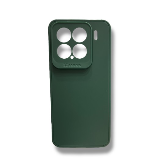  Back Cover Σιλικόνης Matte Πράσινο Xiaomi 15